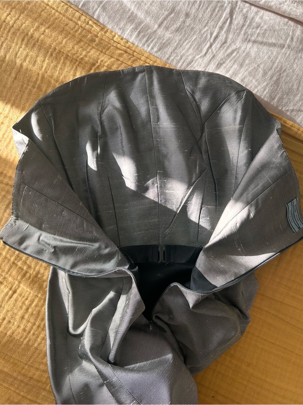 Prada Silk Strapless Y2K Midi Dress Small - Picture 9 of 12
